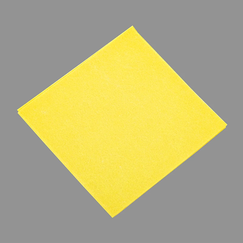 Pano de limpeza de piso amarelo de algodão puro